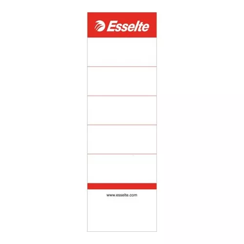 Cserecímke, iratrendezőhöz, kétoldalas, 50x158 mm, ESSELTE, fehér