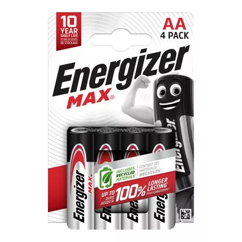Elem, AA ceruza, 4 db, ENERGIZER "Max"