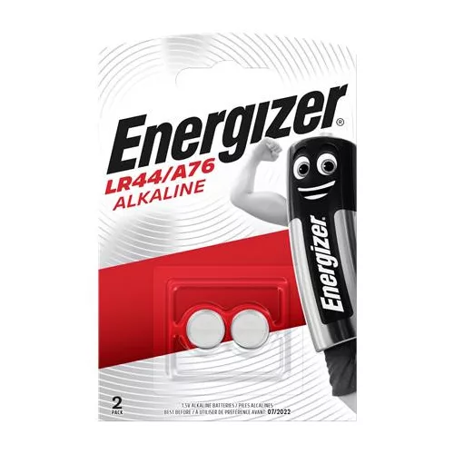 Gombelem, LR44 / A76, 2 db, ENERGIZER