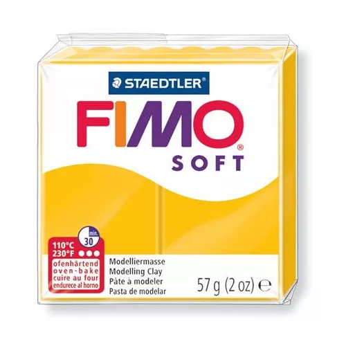 Gyurma, 57 g, égethető, FIMO "Soft", napsárga