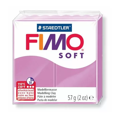 Gyurma, 57 g, égethető, FIMO "Soft", levendula