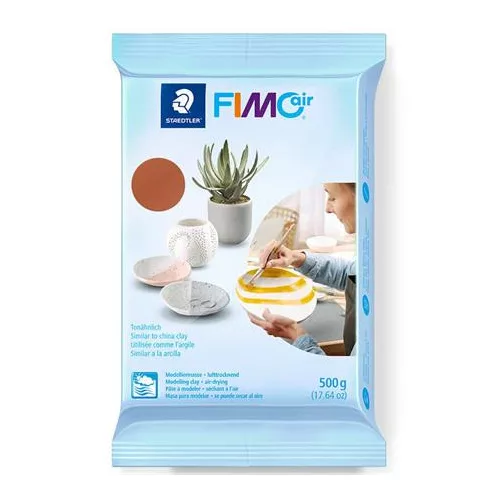 Gyurma, 500 g, levegőre száradó, FIMO "Air Basic", terrakotta