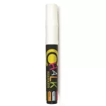 Krétamarker, 2,5 mm, 1 db/bliszter, FLEXOFFICE "Chalkmarker", fehér