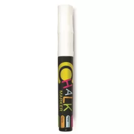   Krétamarker, 2,5 mm, 1 db/bliszter, FLEXOFFICE "Chalkmarker", fehér