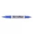 Alkoholos marker, 0,4/1,0 mm, kúpos, kétvégű, FLEXOFFICE "PM01", kék