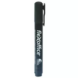   Alkoholos marker, 1,5 mm, kúpos, FLEXOFFICE "PM03", fekete