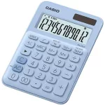Számológép, asztali, 12 számjegy, CASIO, "MS 20 UC", világoskék