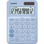 Számológép, asztali, 12 számjegy, CASIO, "MS 20 UC", világoskék