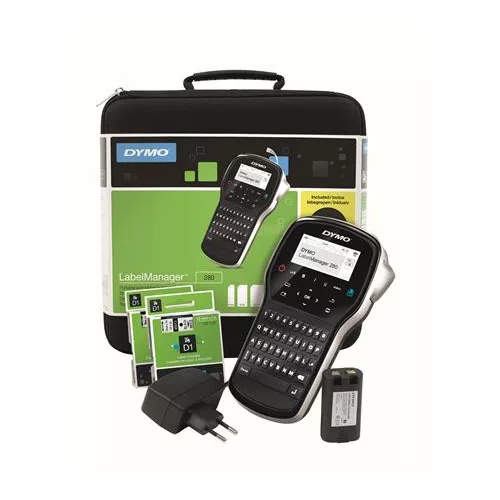 Elektromos feliratozógép, DYMO "LM 280" készlet táskában