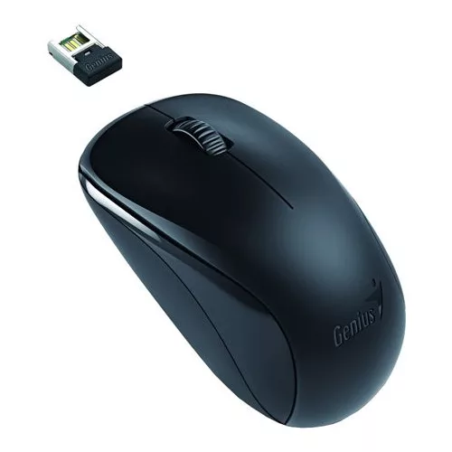 Egér, vezeték nélküli, optikai, normál méret, GENIUS "NX-7000" fekete