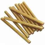 Csillámos ragasztó stick, ragasztópisztolyhoz, 3 db, 11 x 200 mm, arany