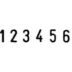 Számbélyegző, COLOP "S126"