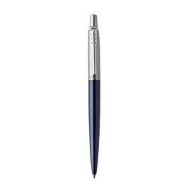   Golyóstoll, 0,7 mm, ezüst színű klip, royal kék tolltest, PARKER, "Royal Jotter", kék