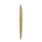 Golyóstoll, 0,7 mm, nyomógombos, arany színű klip, arany tolltest, PARKER, "Royal Jotter XL", kék
