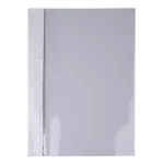 Gyorsfűző, kemény hátlappal, PVC, A4, VICTORIA OFFICE, fehér