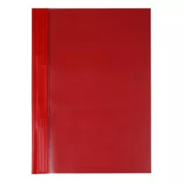   Gyorsfűző, kemény hátlappal, PVC, A4, VICTORIA OFFICE, piros