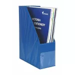 Iratpapucs, PVC, 95 mm, VICTORIA OFFICE, kék