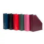 Iratpapucs, PVC, 95 mm, VICTORIA OFFICE, kék
