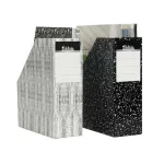 Iratpapucs, karton, 90 mm, VICTORIA OFFICE, "Textil"
