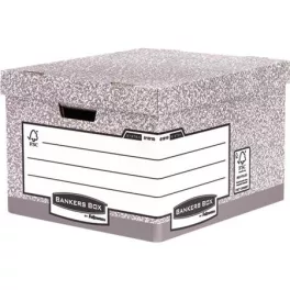   Archiválókonténer, karton, nagy, "BANKERS BOX® SYSTEM by FELLOWES®"