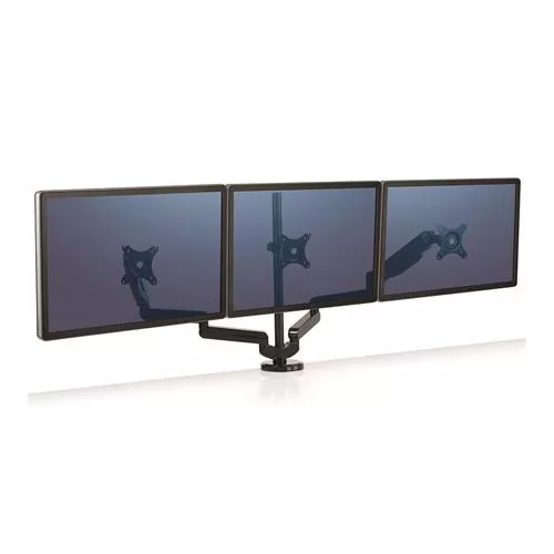 Monitortartó kar, három monitorhoz, FELLOWES "Platinum Series™ Trial", fekete