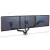 Monitortartó kar, három monitorhoz, FELLOWES "Platinum Series™ Trial", fekete