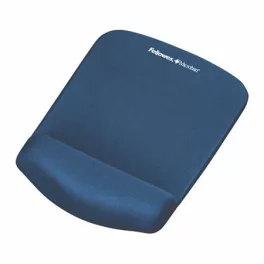   Egéralátét csuklótámasszal, habtöltésű, FELLOWES "PlushTouch™", kék