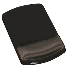   Egéralátét csuklótámasszal, géltöltésű, állítható, FELLOWES "Premium Gel", grafitszürke