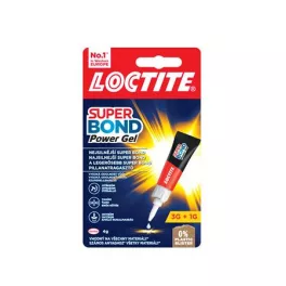   Pillanatragasztó gél, 4 g, HENKEL "Loctite Super Bond Power Gél"