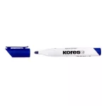 Tábla- és flipchart marker, 3 mm, kúpos, KORES "K-Marker XW1", kék