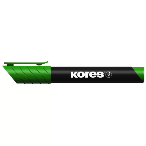 Alkoholos marker, 3-5 mm, kúpos, KORES "K-Marker XP1", zöld