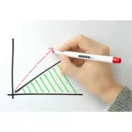 Tábla- és flipchart marker készlet, 1-3 mm kúpos, KORES "K-Marker W1", 6 különböző szín