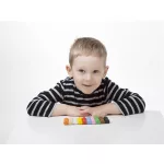 Gyurma, 200 g, 10 szín, KORES "Plastilina"