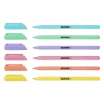Golyóstoll, 1,0 mm, kupakos, háromszögletű, KORES "KOR-M Pastel", kék