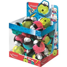   Hegyező display, egylyukú, tartályos, MAPED "Croc Croc", béka, vegyes színek