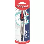 Körző, rögzíthető lábakkal, MAPED "Stop System", vegyes színek