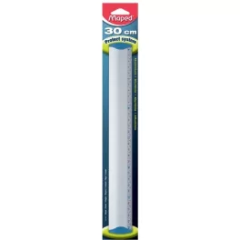   Vonalzó, alumínium, 30 cm, MAPED "Protect System"