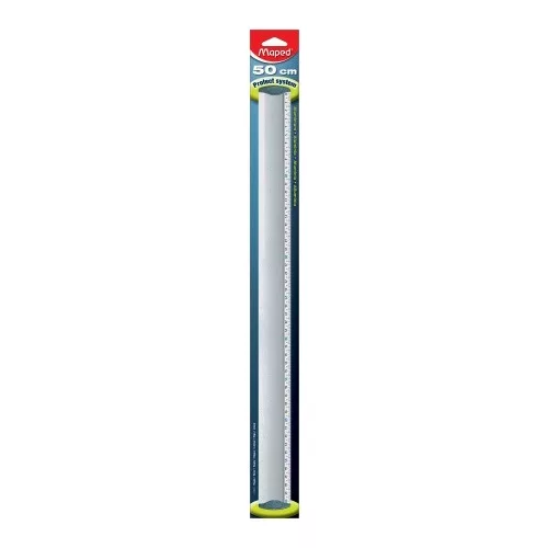Vonalzó, alumínium, 50 cm, MAPED "Protect System"