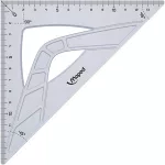 Háromszög vonalzó, műanyag, 45°, 14 cm, MAPED "Geometric"