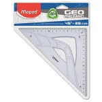 Háromszög vonalzó, műanyag, 45°, 17 cm, MAPED "Geometric"