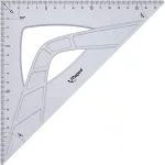 Háromszög vonalzó, műanyag, 45°, 17 cm, MAPED "Geometric"