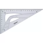 Háromszög vonalzó, műanyag, 60°, 20 cm, MAPED "Geometric"