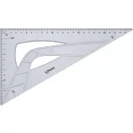 Háromszög vonalzó, műanyag, 60°, 25 cm, MAPED "Geometric"
