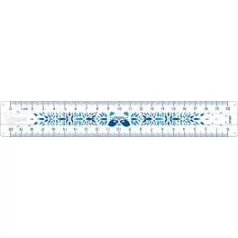   Vonalzó, műanyag, törhetetlen, 20 cm, MAPED "Study Unbreakable Fancy", vegyes színek