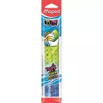 Vonalzó, műanyag, 15 cm, MAPED "Twist'n Flex Decor"