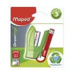 Tűzőgép, 24/6, 26/6, 12 lap, MAPED "Greenlogic Mini", vegyes színek