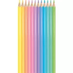 Színes ceruza készlet, háromszögletű, MAPED "Color'Peps Pastel", 12 különböző pasztell szín