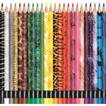 Színes ceruza készlet, háromszögletű, MAPED "Color'Peps Animal", 24 különböző szín