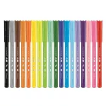 Filctoll készlet, 2 mm, kimosható, MAPED "Color'Peps Ocean", 18 különböző szín