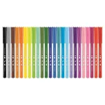Filctoll készlet, 2 mm, kimosható, MAPED "Color'Peps Ocean", 24 különböző szín